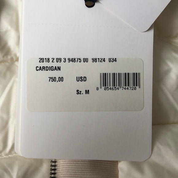 SOLD Moncler quilted down and knit cardigan jacket - Picture 8 of 8